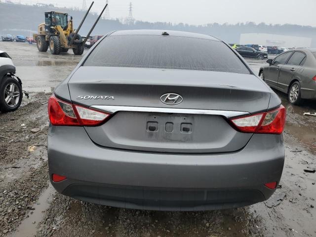 5NPEB4AC9EH941327 - 2014 HYUNDAI SONATA GLS GRAY photo 6