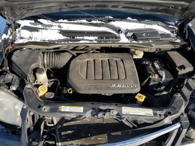 2C4RC1CG7CR181833 - 2012 CHRYSLER TOWN & COU TOURING L GRAY photo 12