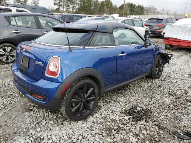 WMWSX3C57DT408560 - 2013 MINI COOPER COU S BLUE photo 3