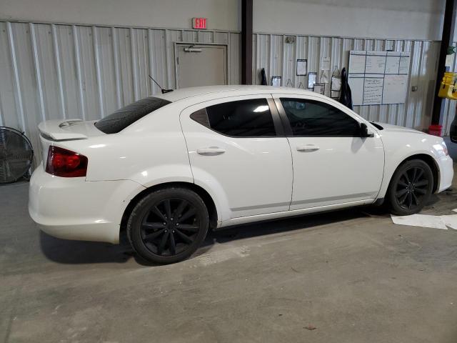 1C3CDZCG2DN717544 - 2013 DODGE AVENGER SXT WHITE photo 3