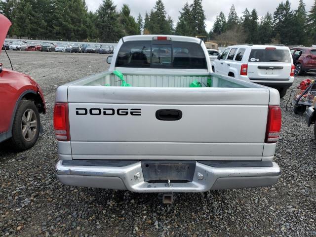 1B7GG22N91S163766 - 2001 DODGE DAKOTA SILVER photo 6