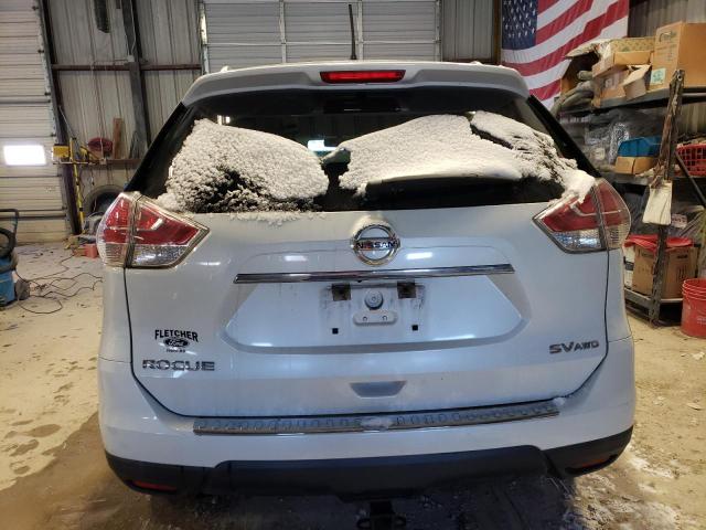 KNMAT2MV0FP521233 - 2015 NISSAN ROGUE S WHITE photo 6