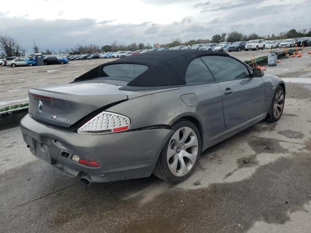 WBAEK13517CN82693 - 2007 BMW 650 I GRAY photo 3