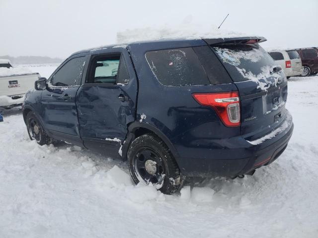1FM5K8AR7EGC38224 - 2014 FORD EXPLORER POLICE INTERCEPTOR BLUE photo 2