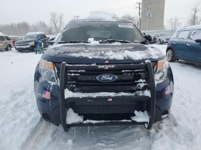 1FM5K8AR7EGC38224 - 2014 FORD EXPLORER POLICE INTERCEPTOR BLUE photo 5