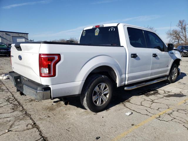 1FTEW1CP1HKD75057 - 2017 FORD F150 SUPERCREW WHITE photo 3