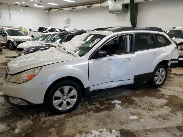 4S4BRCLC8B3314840 - 2011 SUBARU OUTBACK 2.5I LIMITED WHITE photo 1