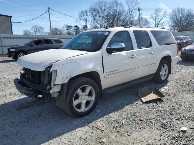 1GNSKKE36BR144515 - 2011 CHEVROLET SUBURBAN K1500 LTZ WHITE photo 1