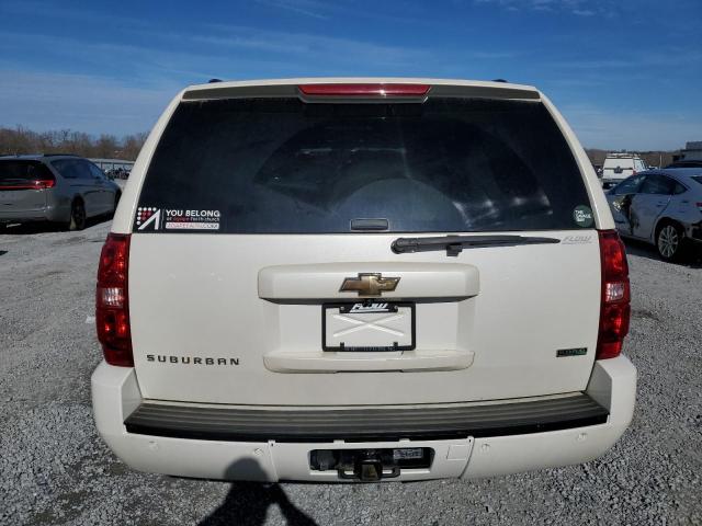 1GNSKKE36BR144515 - 2011 CHEVROLET SUBURBAN K1500 LTZ WHITE photo 6