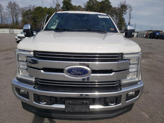 1FT8W3BT9JEC34703 - 2018 FORD F350 SUPER DUTY WHITE photo 5