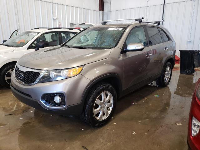 5XYKT3A11BG120279 - 2011 KIA SORENTO BASE GRAY photo 1