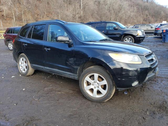 5NMSH73E08H220672 - 2008 HYUNDAI SANTA FE SE BLACK photo 4