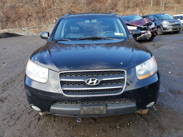 5NMSH73E08H220672 - 2008 HYUNDAI SANTA FE SE BLACK photo 5