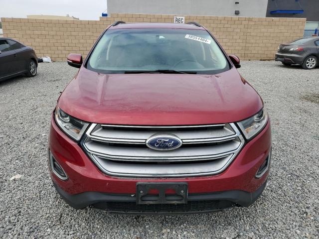 2FMPK4J93HBB50414 - 2017 FORD EDGE SEL BURGUNDY photo 5