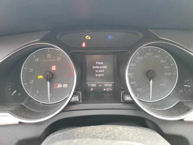 WAUVVAFR4CA012537 - 2012 AUDI S5 PRESTIGE BLACK photo 9