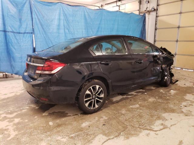 19XFB2F82DE050523 - 2013 HONDA CIVIC EX BLACK photo 3