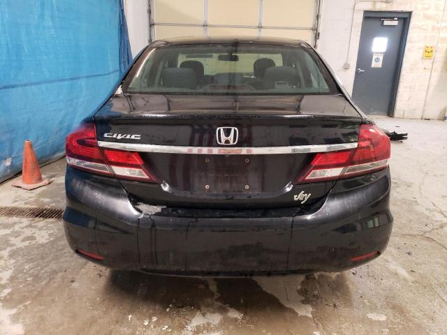 19XFB2F82DE050523 - 2013 HONDA CIVIC EX BLACK photo 6