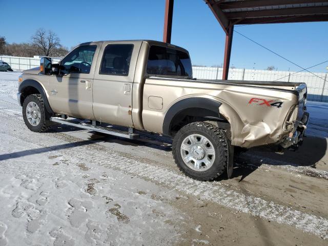 1FT8W3BT1EEA39667 - 2014 FORD F350 SUPER DUTY GOLD photo 2