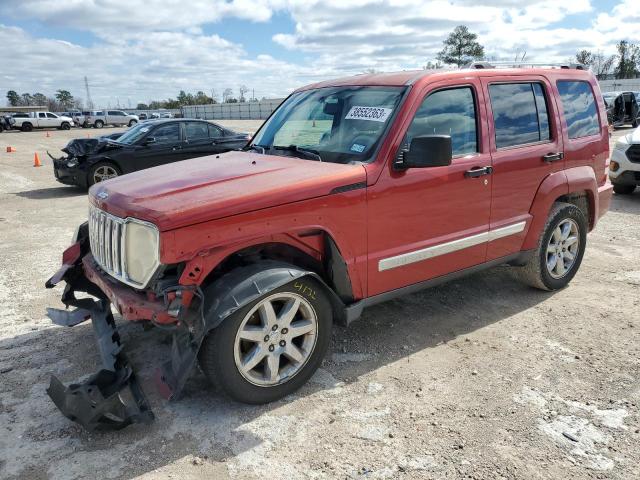 1J8GN58K08W116951 - 2008 JEEP LIBERTY LIMITED RED photo 1