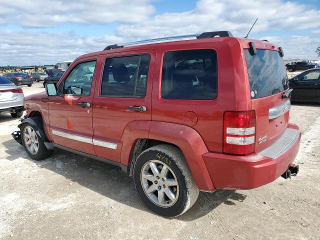 1J8GN58K08W116951 - 2008 JEEP LIBERTY LIMITED RED photo 2