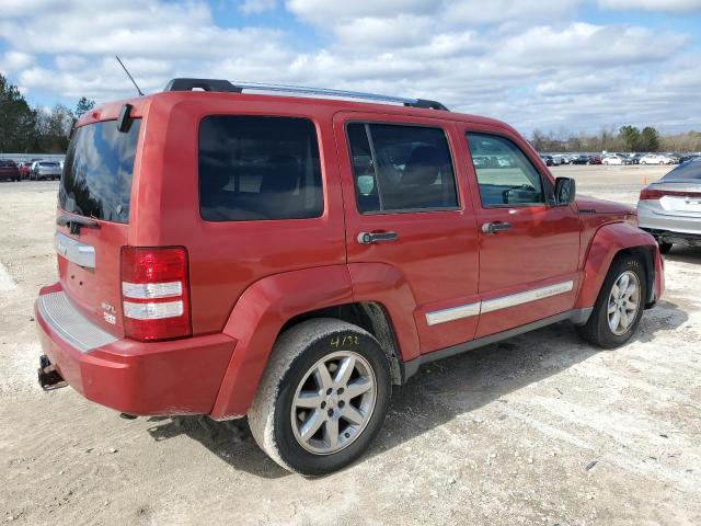 1J8GN58K08W116951 - 2008 JEEP LIBERTY LIMITED RED photo 3