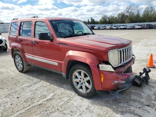 1J8GN58K08W116951 - 2008 JEEP LIBERTY LIMITED RED photo 4