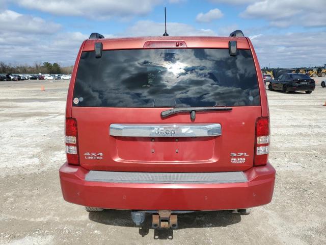 1J8GN58K08W116951 - 2008 JEEP LIBERTY LIMITED RED photo 6