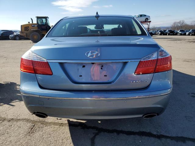 KMHGC46E79U030436 - 2009 HYUNDAI GENESIS 3.8L BLUE photo 6