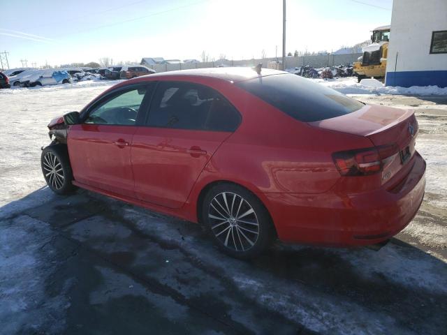 3VWD17AJ8GM325191 - 2016 VOLKSWAGEN JETTA SPORT RED photo 2