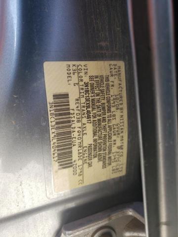 3N1BC13EX9L404617 - 2009 NISSAN VERSA S SILVER photo 12