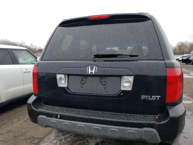 2HKYF186X5H517915 - 2005 HONDA PILOT EXL BLACK photo 6