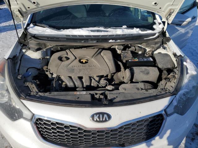 KNAFX4A65E5214392 - 2014 KIA FORTE LX WHITE photo 11