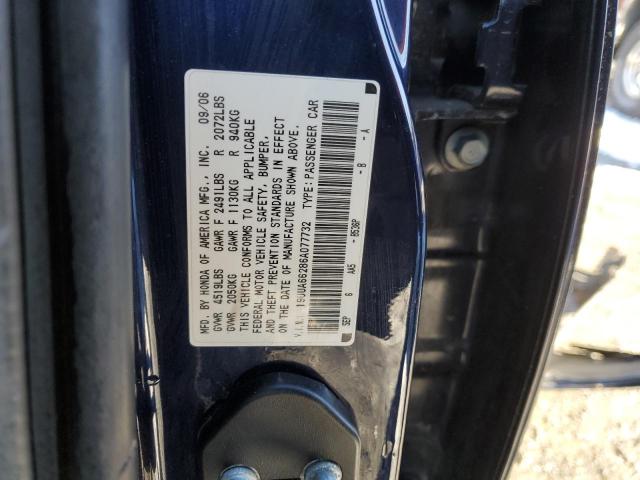 19UUA66286A077732 - 2006 ACURA 3.2TL BLUE photo 12