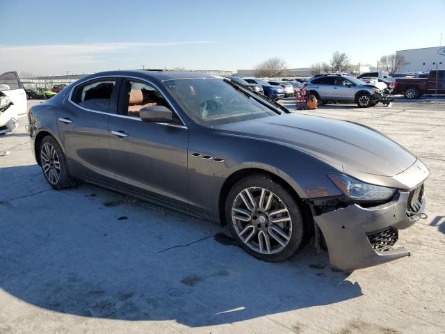 ZAM57XSA2J1295173 - 2018 MASERATI GHIBLI GRAY photo 4