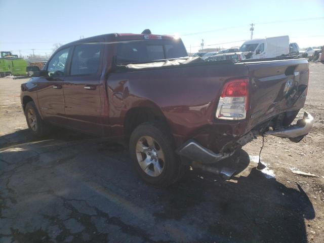 1C6SRFFT4KN638171 - 2019 RAM 1500 BIG HORN/LONE STAR BURGUNDY photo 2