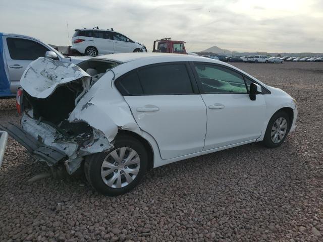 2HGFB2F59CH608149 - 2012 HONDA CIVIC LX WHITE photo 3