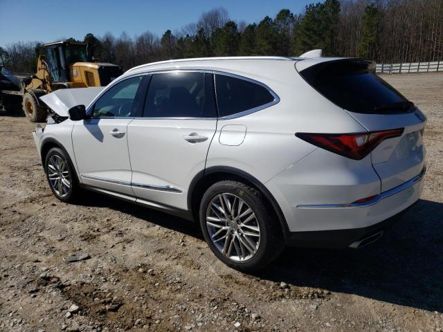 5J8YE1H84NL041730 - 2022 ACURA MDX ADVANCE WHITE photo 2