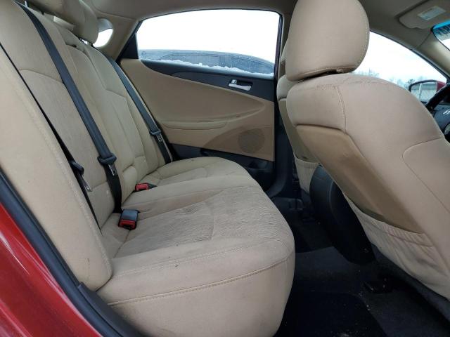 5NPEB4AC8BH061232 - 2011 HYUNDAI SONATA GLS RED photo 10