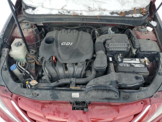 5NPEB4AC8BH061232 - 2011 HYUNDAI SONATA GLS RED photo 11