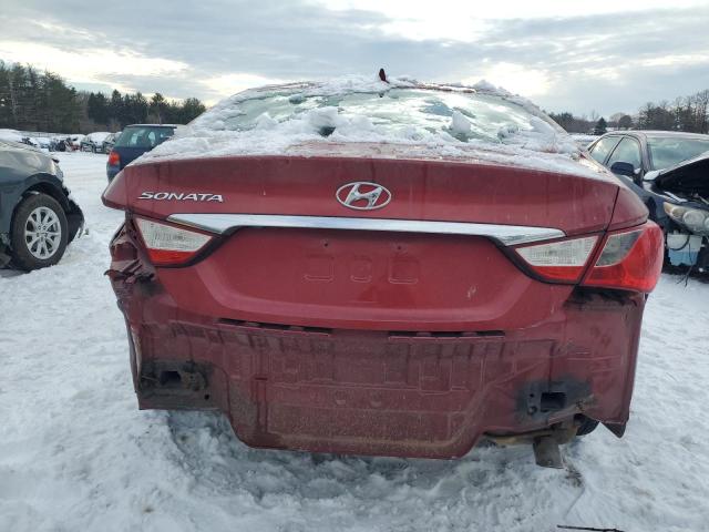 5NPEB4AC8BH061232 - 2011 HYUNDAI SONATA GLS RED photo 6