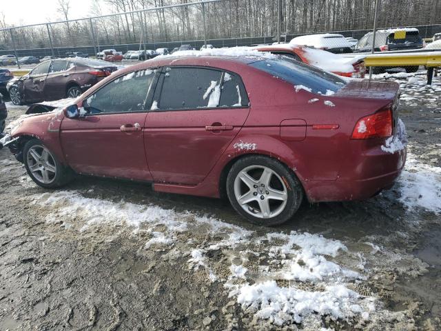 19UUA662X5A039921 - 2005 ACURA TL RED photo 2