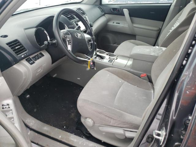 5TDZK3EH7DS132922 - 2013 TOYOTA HIGHLANDER BASE Gris photo 7