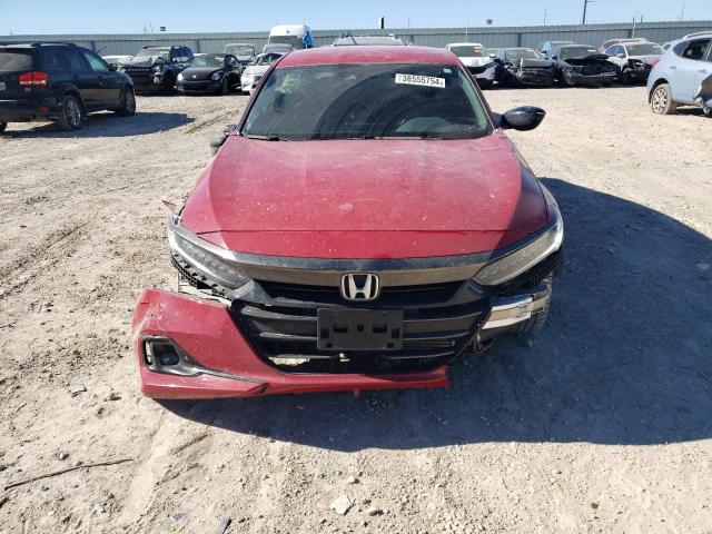 1HGCV1F3XMA098686 - 2021 HONDA ACCORD SPORT RED photo 5