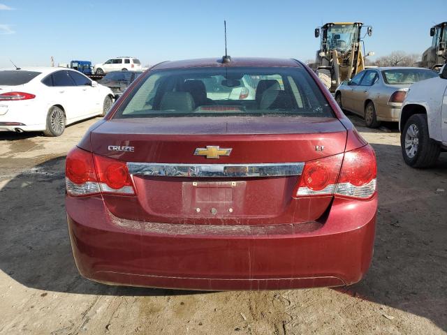 1G1PE5SB3F7165173 - 2015 CHEVROLET CRUZE LT MAROON photo 6