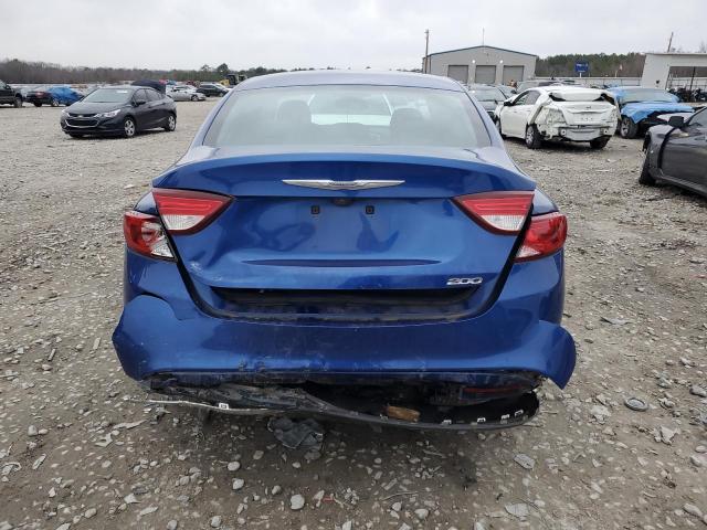 1C3CCCAB7GN101933 - 2016 CHRYSLER 200 LIMITED BLUE photo 6