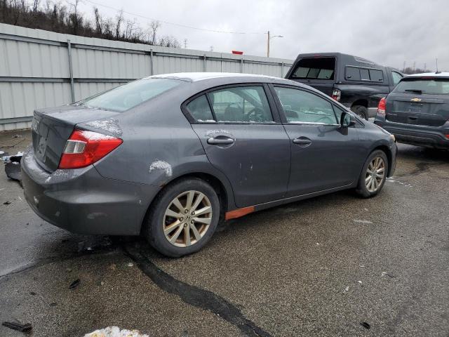 19XFB2F8XCE324498 - 2012 HONDA CIVIC EX GRAY photo 3