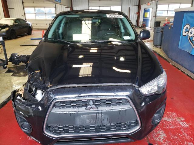 4A4AR3AW3FE044254 - 2015 MITSUBISHI OUTLANDER ES BLACK photo 5