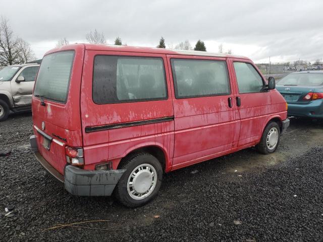 WV2KC0702PH072899 - 1993 VOLKSWAGEN EUROVAN GL RED photo 3