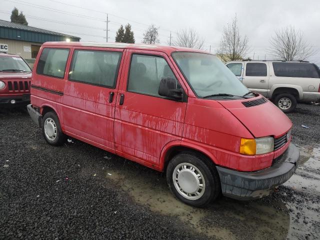 WV2KC0702PH072899 - 1993 VOLKSWAGEN EUROVAN GL RED photo 4