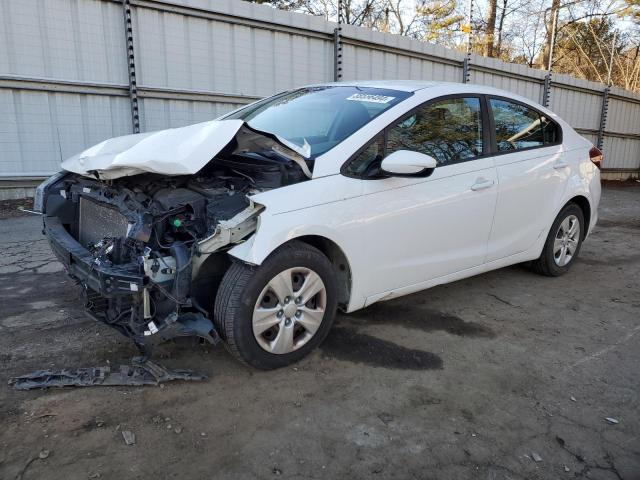 3KPFK4A79HE071076 - 2017 KIA FORTE LX WHITE photo 1